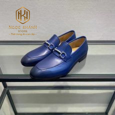 giay luoi Salvatore Ferragamo de cao mau xanh da li thanh ngang likeauth 9