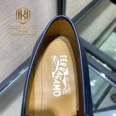 giay luoi Salvatore Ferragamo de cao mau xanh logo chu likeauth 6