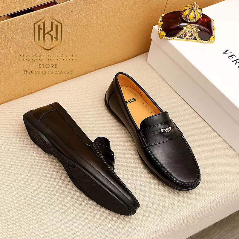 giày lười versace nam