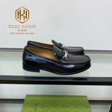 giay luoi nam gucci de cao da bong hoa tiet logo trang nho 2