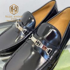 giay luoi nam gucci de cao da bong hoa tiet logo trang nho 4