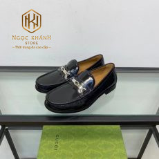 giay luoi nam gucci de cao da bong hoa tiet logo trang nho 5