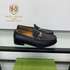 giay luoi nam gucci de cao da nhan hoa tiet logo tag xanh do 9