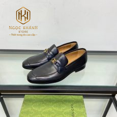 giay luoi nam gucci de cao hoa tiet logo kep vang 2