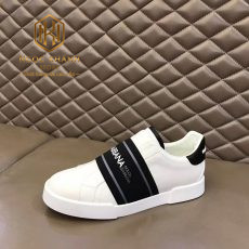 giay nam Dolce Gabbana mau trang phoi quai den 3