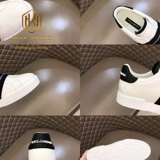 giay nam Dolce Gabbana mau trang phoi quai den 5