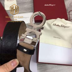 that lung nam Savatore Ferragamo hoa tiet day dap logo khoa trang 3