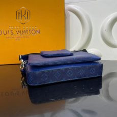 tui deo cheo louis vuitton mau xanh hoa tiet logo hoa ba tui 4