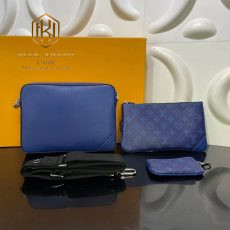 tui deo cheo louis vuitton mau xanh hoa tiet logo hoa ba tui 7