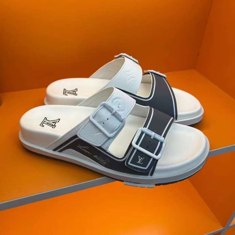 DEP LOUIS VUITTON NAM MAU TRANG PHOI XAM HAI QUAI CAI KHOA DLV48 5