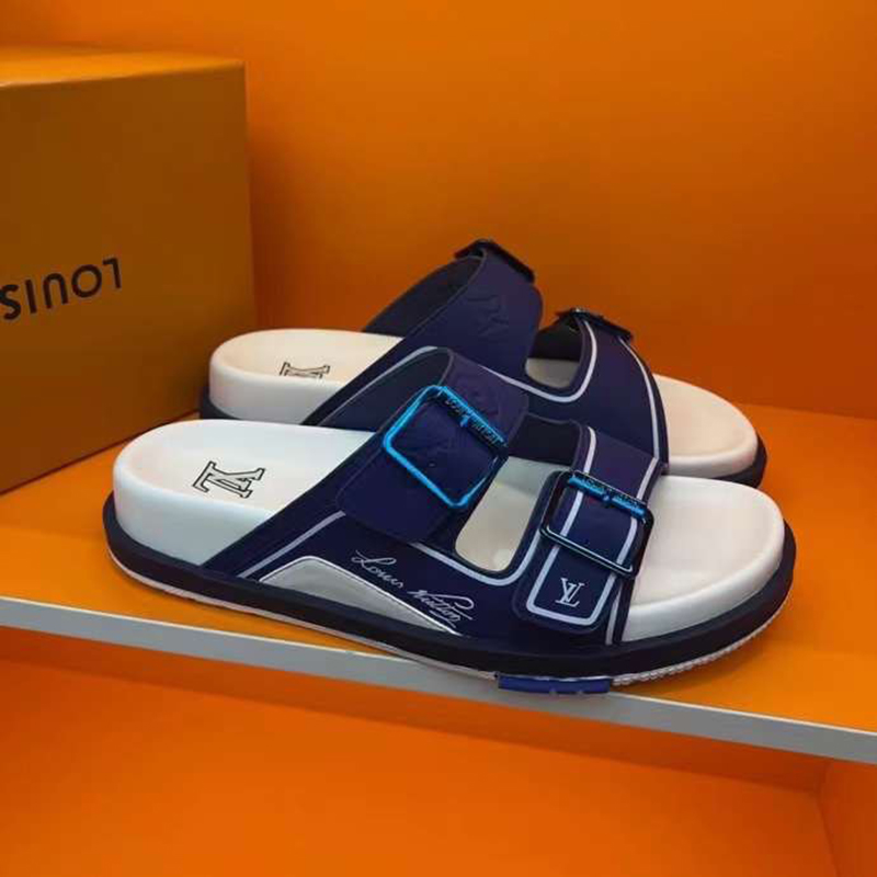 DEP LOUIS VUITTON NAM QUAI XANH LONG TRANG HAI QUAI CAI KHOA DLV55 3