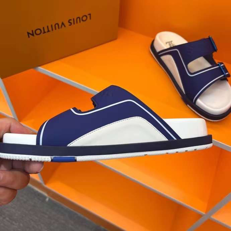 DEP LOUIS VUITTON NAM QUAI XANH LONG TRANG HAI QUAI CAI KHOA DLV55 9