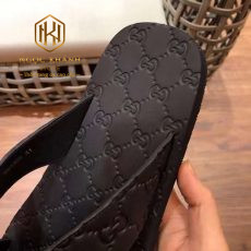 Dep Gucci nam quai cheo full den hoa tiet dap logo 3