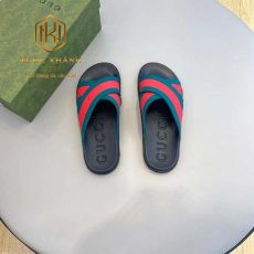 Dep Gucci nam quai cheo mau den quai xanh do de khac chu 4