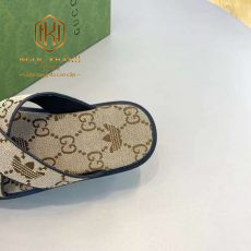 Dep Gucci nam quai cheo mau ghi hoa tiet in logo 5