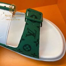 dep louis vuitton nam mau trang phoi xanh hoa tiet hoa hai quai cai khoa 7