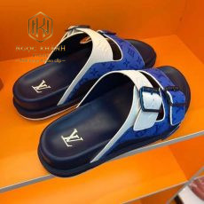 dep louis vuitton nam mau xanh duong hoa tiet hai quai cai khoa 6