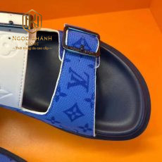 dep louis vuitton nam mau xanh duong hoa tiet hai quai cai khoa 7