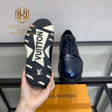 giay Louis Vuitton nam mau den da bong de xam 8