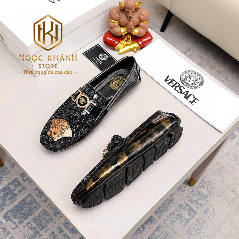 Giày lười Versace nam