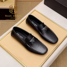 giay luoi prada mau den da nham khoa tam giac logo trang 9