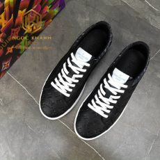 giay nam louis vuitton mau den hoa tiet dap hoa logo chim 7