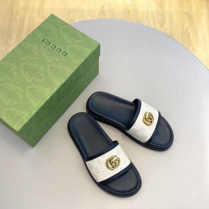 DEP NAM GUCCI QUAI NGANG MAU TRANG KHOA CHU G KEP DNGC56 10