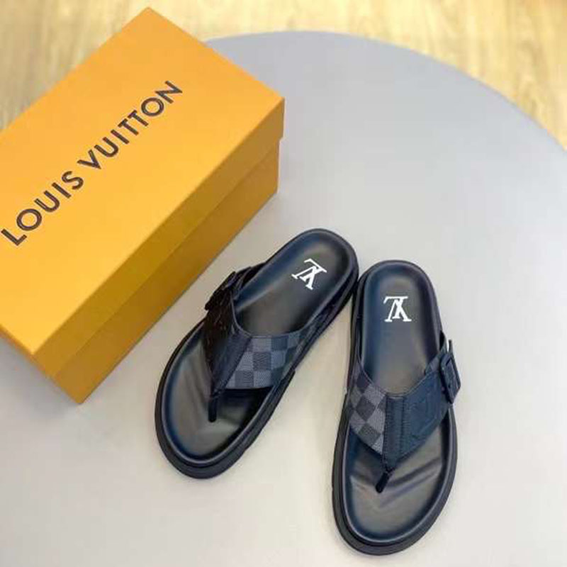 DEP NAM LOUIS VUITTON XO NGON MAU DEN HOA TIET HOA CHIM DLV63 27