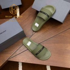 Dep balenciaga nam mau xanh hoa tiet chu logo den 5