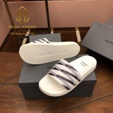 Dep balenciaga nam mau xanh hoa tiet phoi chu logo den 3