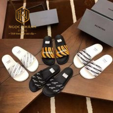 Dep balenciaga nam mau xanh hoa tiet phoi chu logo den 8