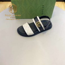 Dep gucci nam quai hau mau trang khoa logo chu g kep 4