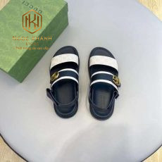 Dep gucci nam quai hau mau trang khoa logo chu g kep 6