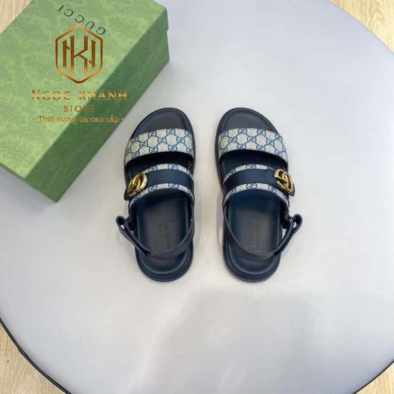 Dép Gucci nam quai hậu