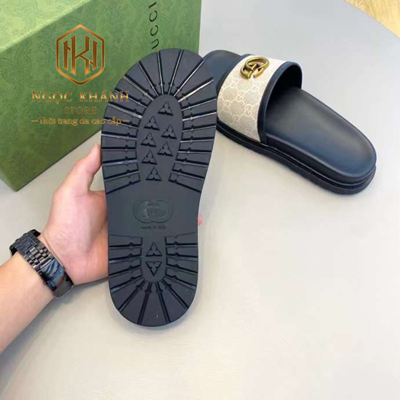 Dép Gucci nam quai ngang