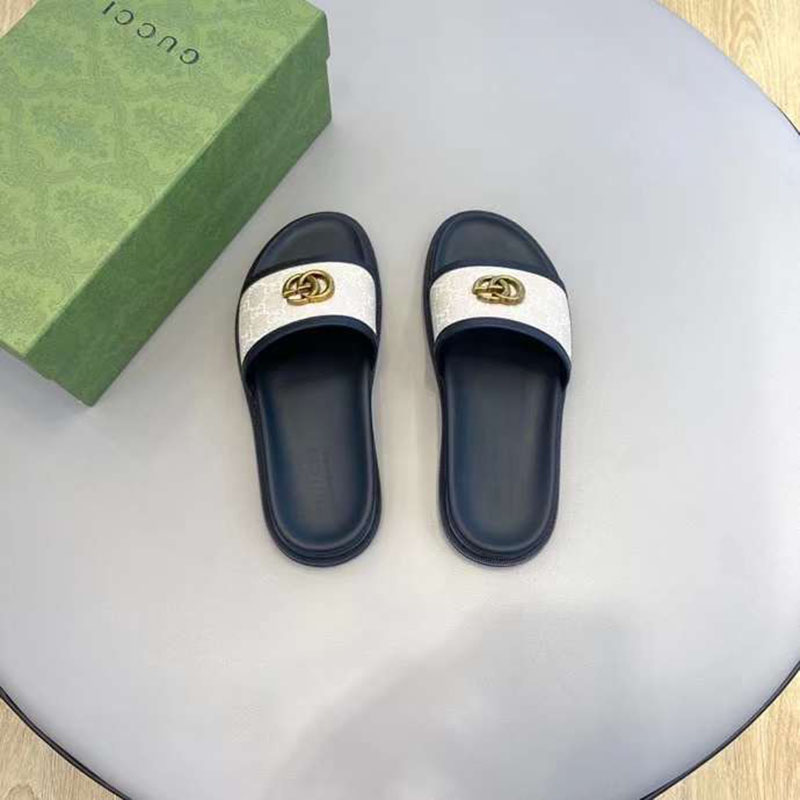 Dép Gucci nam quai ngang