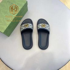 Dep gucci nam quai ngang mau xam khoa chu g kep 4