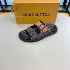 Dep louis vuitton nam mau nau hai quai cai khoa hoa tiet caro 8