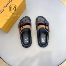 Dep louis vuitton nam mau nau hai quai cai khoa hoa tiet caro 9