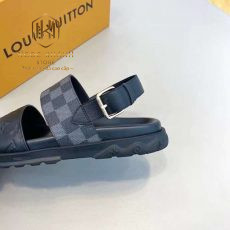 Dep louis vuitton nam quai hau mau den hoa tiet hoa chim 3