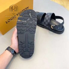 Dep louis vuitton nam quai hau mau den hoa tiet hoa chim 5