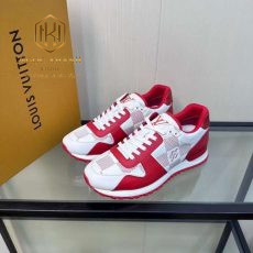 giay nam louis vuitton mau trang phoi do hoa tiet caro 2