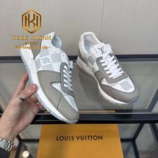 giay nam louis vuitton mau trang phoi xam hoa tiet caro 5 1