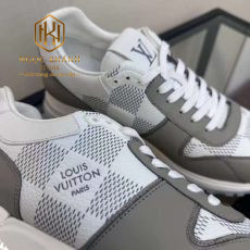 giay nam louis vuitton mau trang phoi xam hoa tiet caro 9