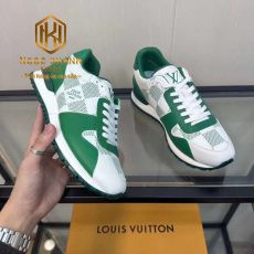 giay nam louis vuitton mau trang phoi xanh la hoa tiet caro 7 1