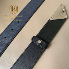 that lung prada nam mau xanh da taiga mat khoa logo tam giac 5