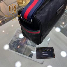 tui deo cheo gucci mau den hoa tiet in logo day xanh do 5