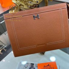 vi hermes nam cam tay logo chu h hinh chu nhat mau cam 7