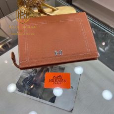 vi hermes nam cam tay logo chu h hinh chu nhat mau cam 8