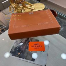 vi hermes nam cam tay logo chu h hinh chu nhat mau cam 9